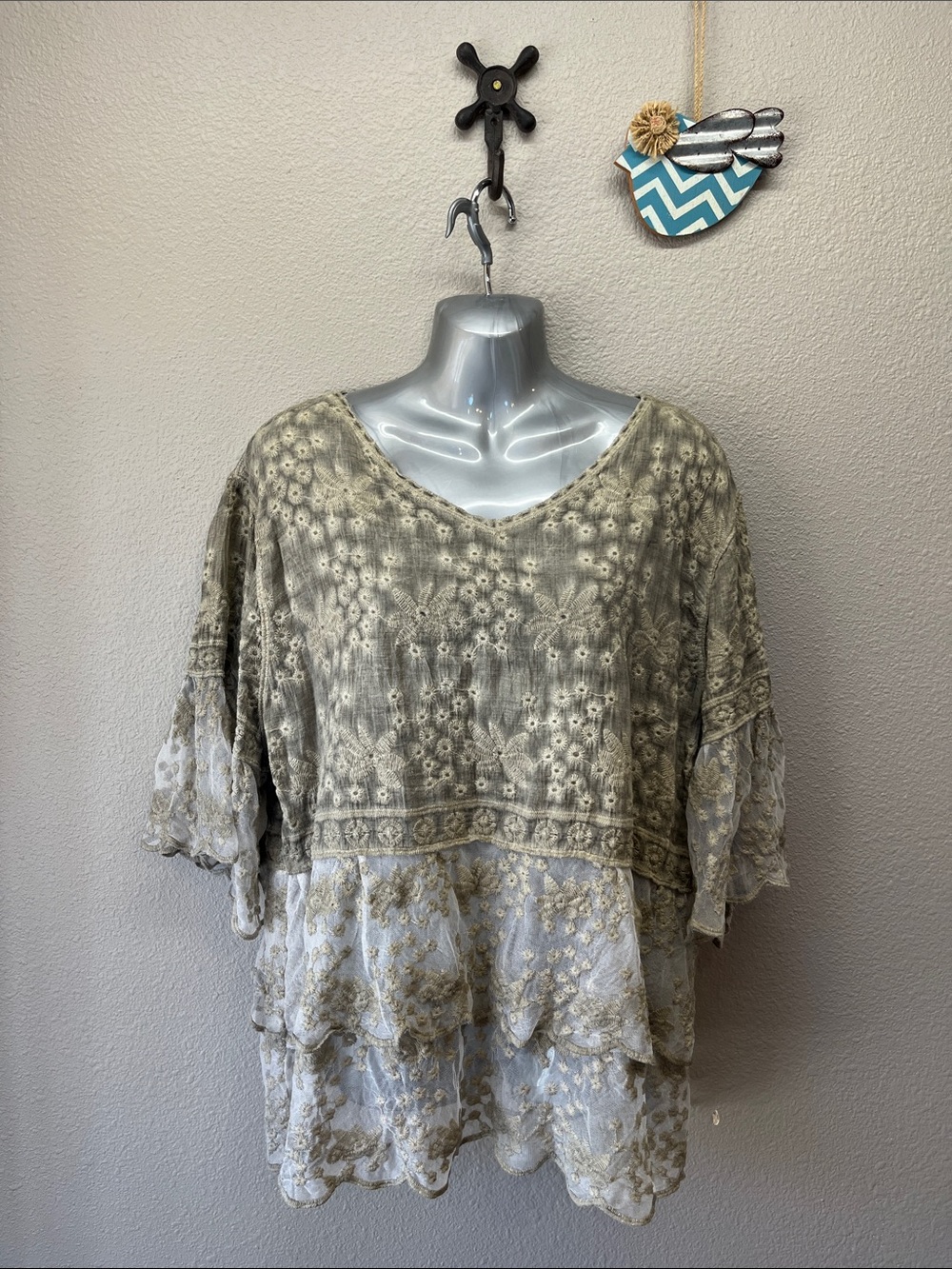 ADORA pullover top, oversized M/L